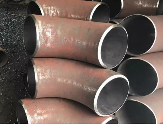 جوش لب به لب بدون درز زانویی شعاع 90 درجه ASTM C70600 10 اینچ SCH40