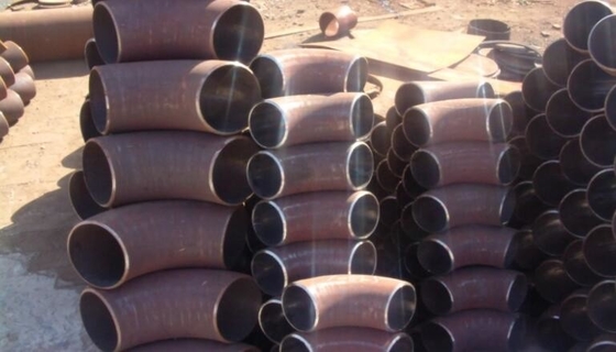 جوش لب به لب بدون درز زانویی شعاع 90 درجه 4 اینچ SCH-80 ASTM A815 UNS S31803