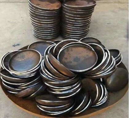 اتصالات لوله: کلاهک جوش لب به لب OD: 12 اینچ SCH-10S آلیاژ 625 ASTM/UNS N06625