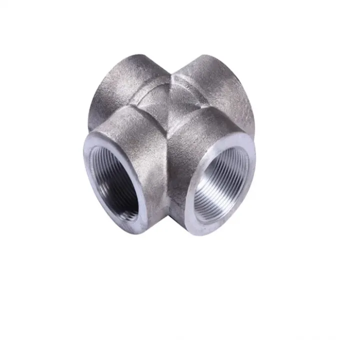 اتصالات لوله فولادی ضد زنگ سوپر دوبلکس BW Cross Tee UNS S32750 ASME B16.9 SCH10 1