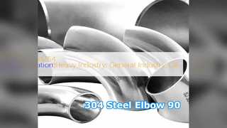 اتصالات زانویی 90 درجه استیل 304 ضد زنگ
