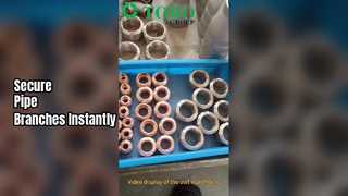 نمای کلی محصول اتصالات زین و خروجی مسی ممتاز